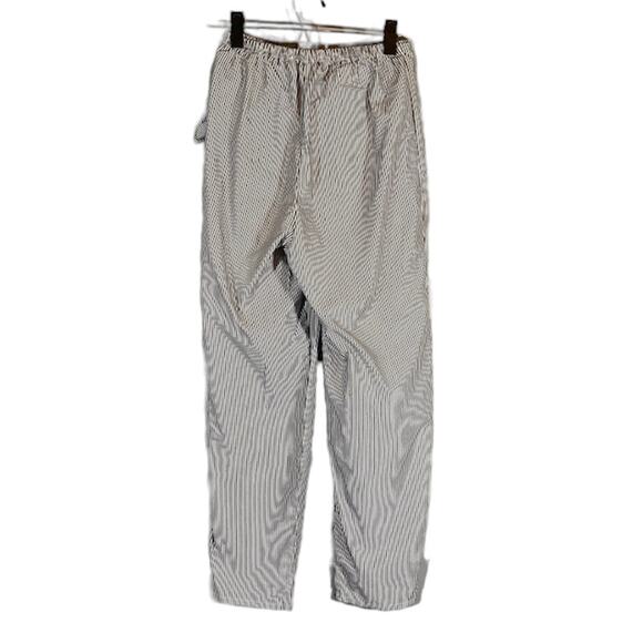 ASOS Black & White Striped Wrap Front Style Pants Women Sz 2 - Picture 2 of 7